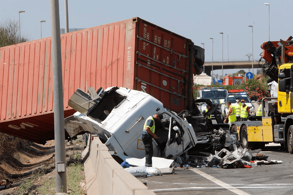 accidente camiones